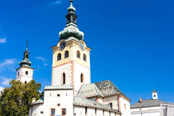 Castelo da cidade (Barbakan), Banska Bystrica, Eslováquia — Fotografia de Stock