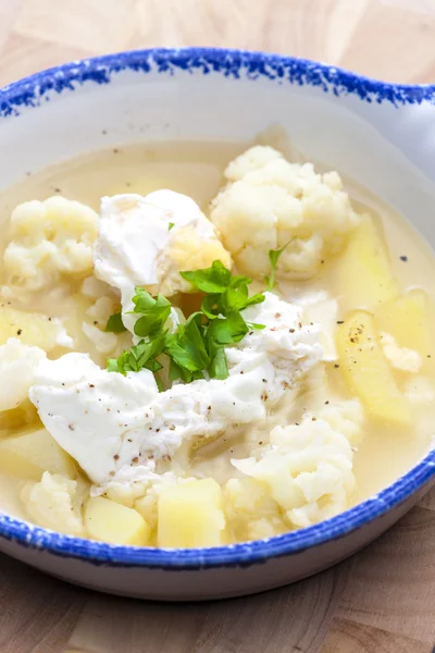 Cauliflower soup — Stock Photo, Image