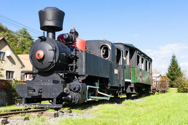 Locomotiva a vapor, Viglas, Eslováquia — Fotografia de Stock