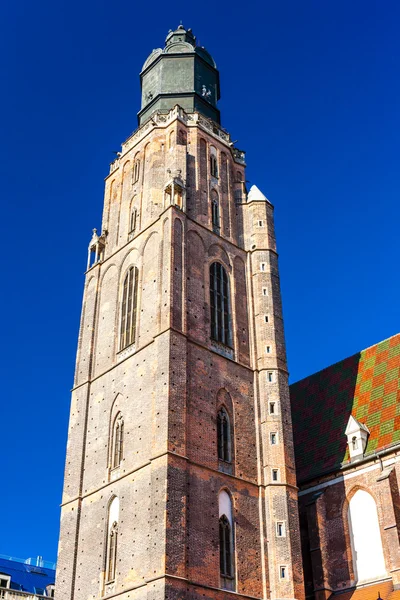 St Elisabeth'' s kyrka, Wroclaw, Schlesien — Stockfoto