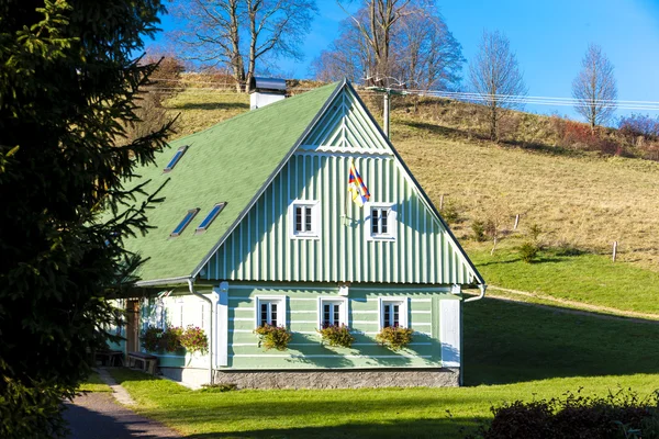 Grünes Haus, Tschechische Republik — Stockfoto