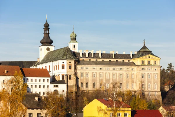 Benedictine monastery in Broumov — Stock Photo, Image