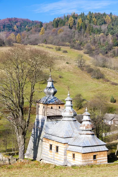 Drewniany kościół, dubne, Polska — Zdjęcie stockowe