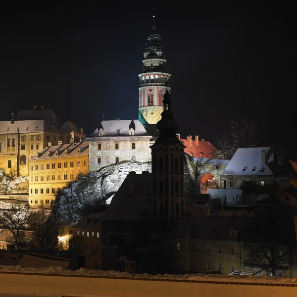 Cesky Krumlov in winter, Czech Republic — Stock Photo, Image