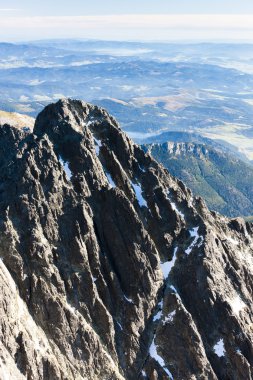 profil lomnicky tepe, vysoke tatry (yüksek tatras), Slovakya