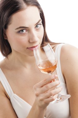 Bayan rose şarap portresi