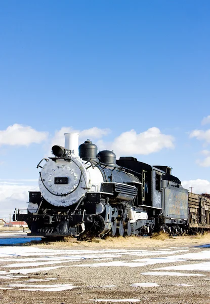 Cumbres and Toltec Narrow Gauge Railroad, Antonito, Colorado, EE.UU. — Foto de Stock