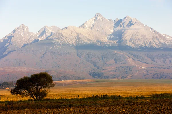 Umgebung des lomnicky peak, vysoke tatry (hohe Tatra), slova — Stockfoto