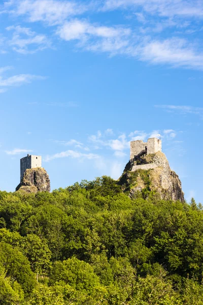 Rovine del castello di Trosky, Repubblica Ceca — Foto Stock