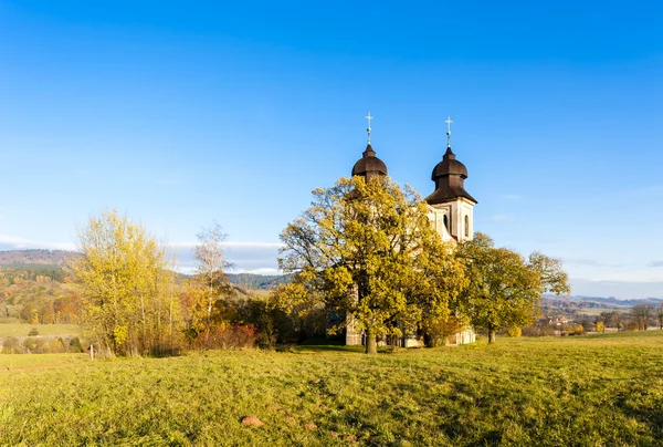 Kyrkan saint margaret, sonov nära broumov, Tjeckien — Stockfoto