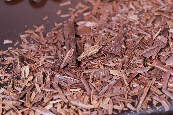 Nahaufnahme von Schokoladenkuchen — Stockfoto