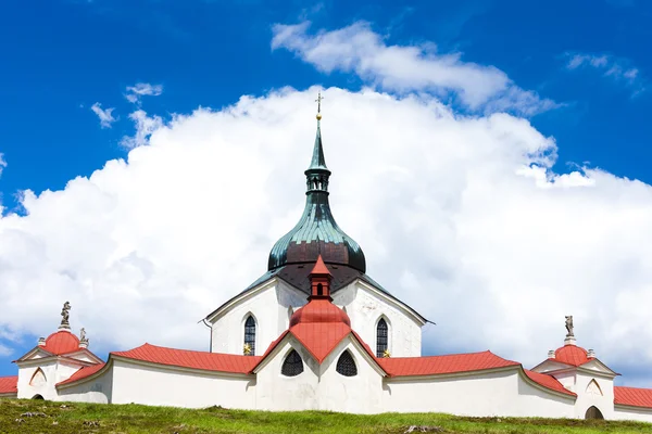 Zelena Hora nära Zdar nad Sazavou — Stockfoto