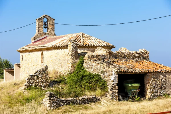 Chapel in Ajonc, Provence — Stock Photo, Image