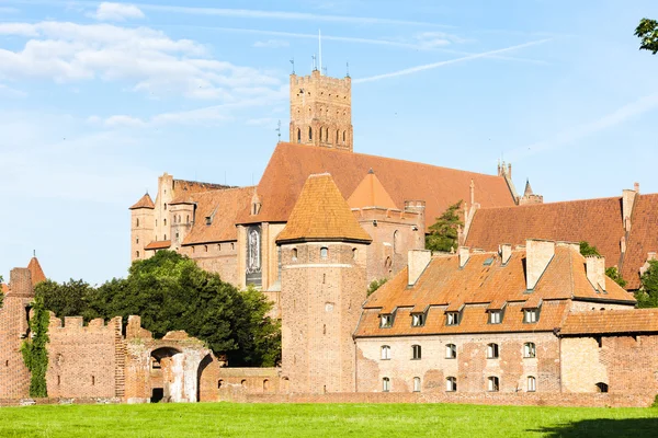 Malbork castle, Pommern, Polen — Stockfoto