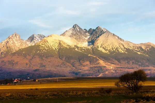 Omgeving van Lomnicky piek, Vysoke Tatry — Stockfoto