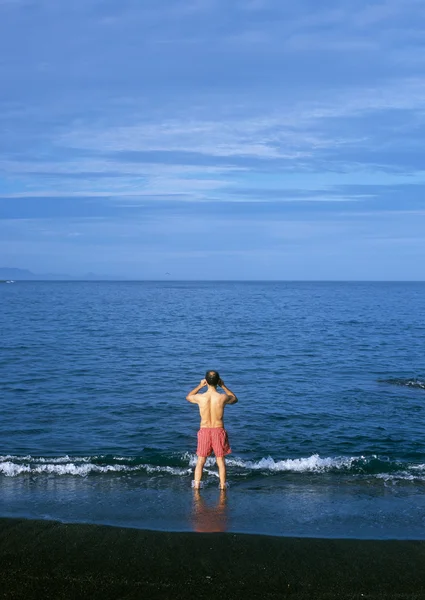水泳選手、フェルテベントゥラ島、カナリア諸島 — ストック写真