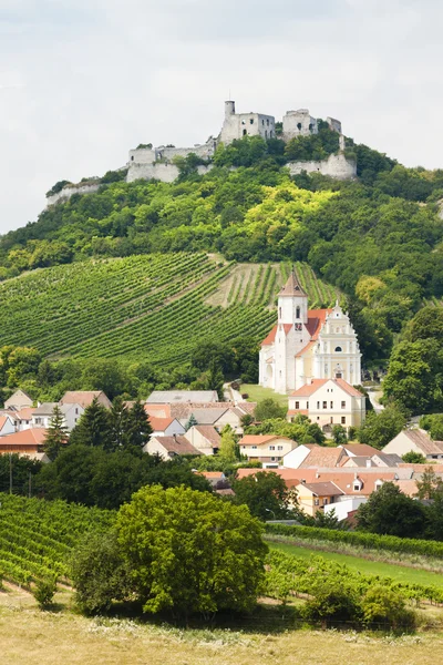 Zříceniny hradu Falkenstein, Dolní Rakousko — Stock fotografie