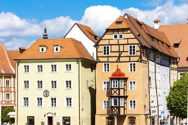 Komplex av medeltida hus kallas spalicek, cheb — Stockfoto