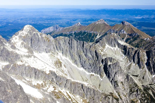 View from Lomnicky Peak, Vysoke Tatry — Stock Photo, Image