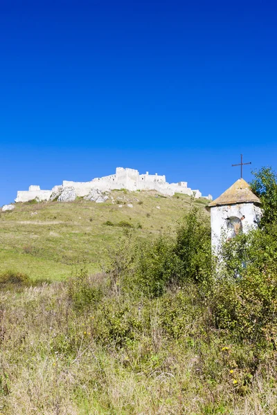 Spissky Kalesi ve Tanrı'nın işkence — Stok fotoğraf