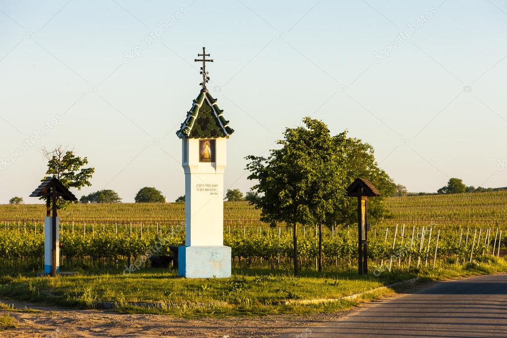 God's torture with vineyard near Velke Bilovice