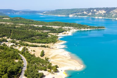St croix Gölü, verdon gorge, provence, Fransa