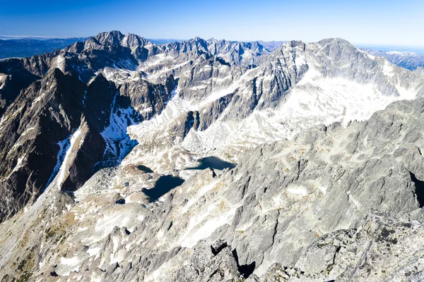 Vista de Lomnicky Peak, Vysoke Tatry — Fotografia de Stock