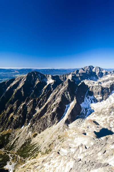 Widok z Łomnicę, Wysokie Tatry — Zdjęcie stockowe