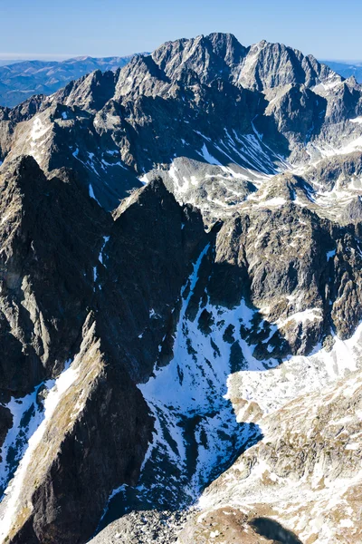 Vista de Lomnicky Peak, Vysoke Tatry — Fotografia de Stock