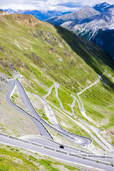 Silnice na Passo dello Stelvio, Alto Adige — Stock fotografie