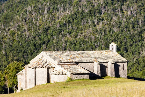 Kapell notre-dame nära vergons, provence, Frankrike — Stockfoto