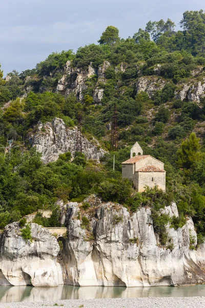 Church near Pont Mirabeau, Provence, France — Stock Photo, Image