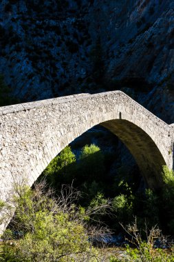 köprü Pont de la Reine Jeanne, Provence, Fransa