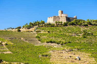 Saint Elme fortress, Languedoc-Roussillon, France clipart