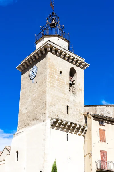 Bell tower of Saint Vincent Church, Nyons, Rhone-Alpes, France — Stock Photo, Image