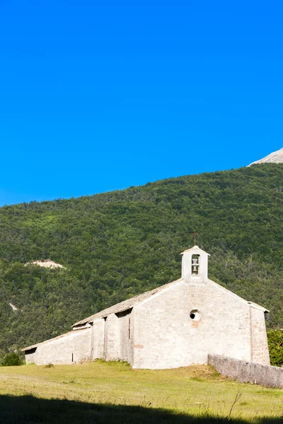 Chapel Notre-dame in der Nähe von Vergons, Provence, Frankreich — Stockfoto