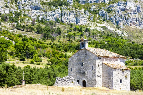 Capilla Notre-Dame de Gratemoine, Seranon, Provenza, Francia — Foto de Stock