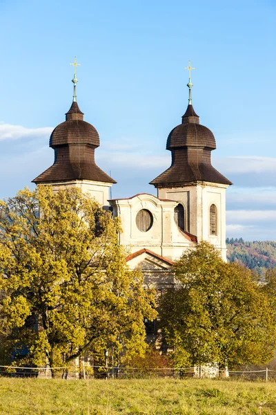 Templom Szent Margit, sonov közelében broumov, Csehország — 스톡 사진