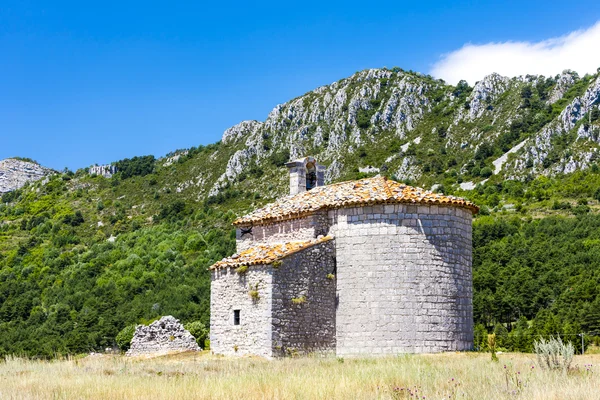 Kapli Notre-Dame de Gratemoine, Seranon, Provence, Francie — Stock fotografie