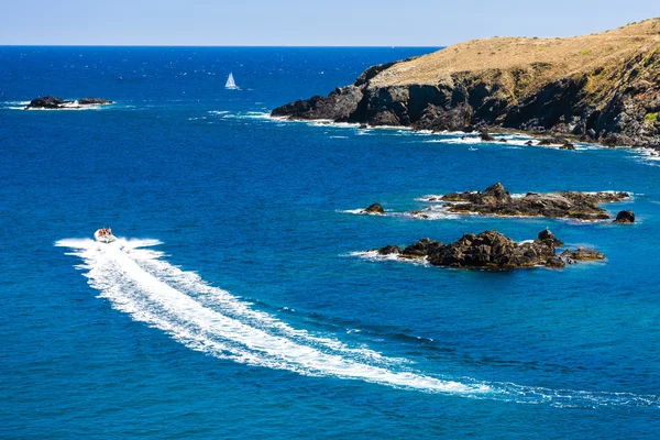 Cap de Peyrefite, Langwedocja-Roussillon, Francja — Zdjęcie stockowe