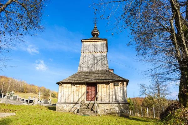 Houten kerk, prikra, Slowakije — Stockfoto