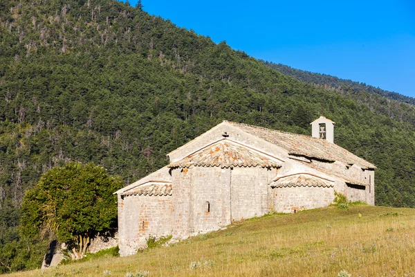 Kaplica notre-dame w pobliżu vergons, Prowansja, Francja — Zdjęcie stockowe