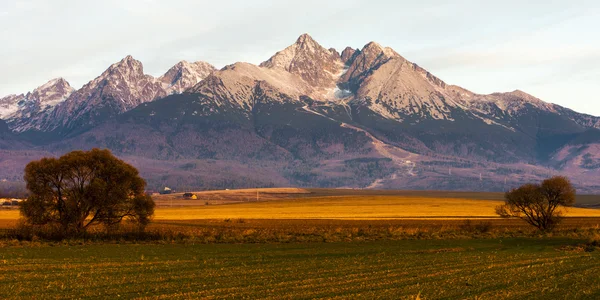 Оточення Спішска, vysoke tatry (Високих Татрах), слова — стокове фото