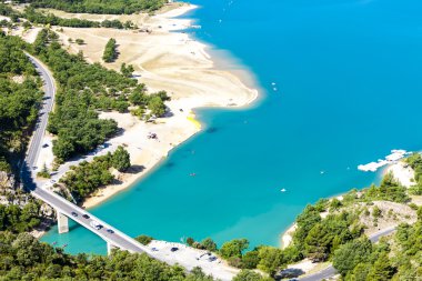 St Croix Lake, Verdon Gorge, Provence clipart