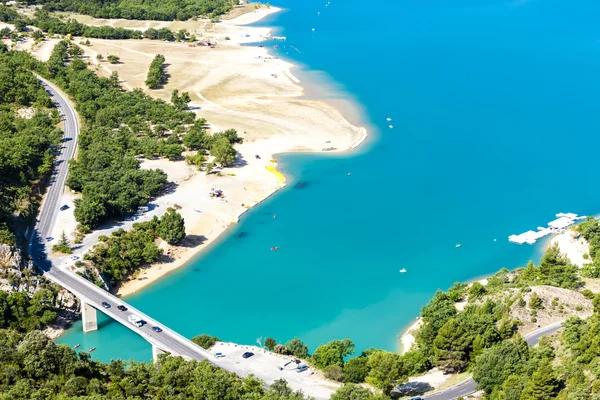 Lago St. Croix, Desfiladeiro de Verdon, Provence — Fotografia de Stock