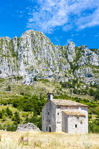 Kapell Notre-Dame de Gratemoine, Séranon, Provence — Stockfoto