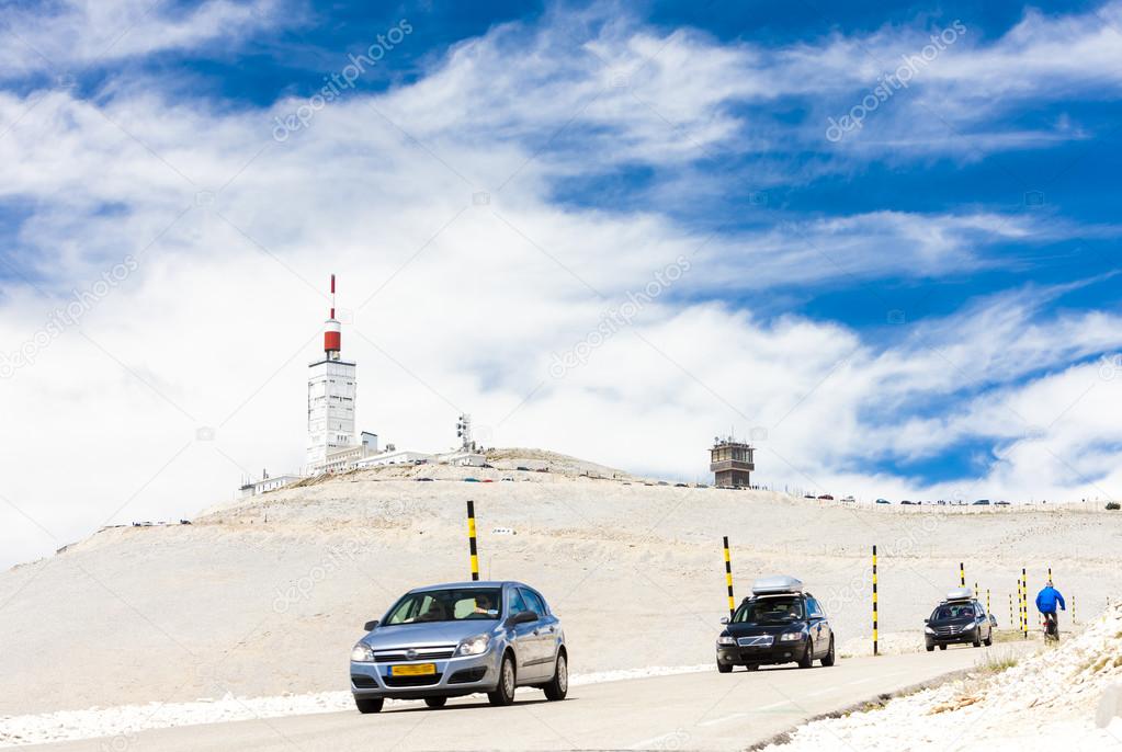 Weather station on summit of Mont Ventoux