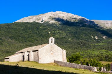 Chapel notre-dame yakınındaki vergons, provence, Fransa