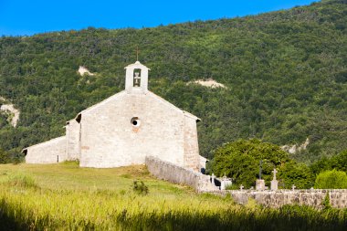 Chapel notre-dame yakınındaki vergons, provence, Fransa