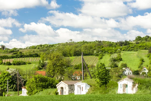 Caves à vin dans la région de Retz, Basse Autriche, Autriche — Photo